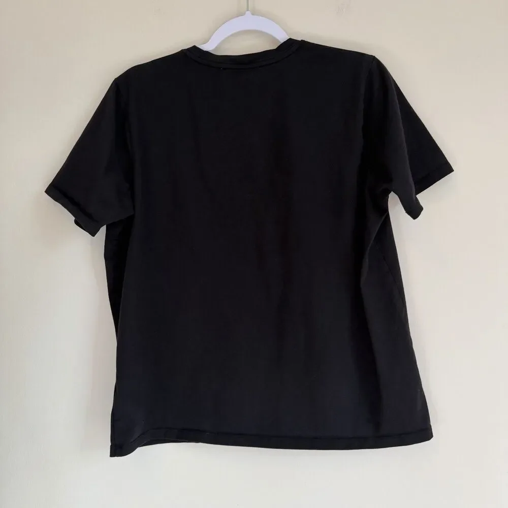 Michael Kors MK Logo Tee XL Black Zebra Graphic Organic Cotton - Picture 5 of 5